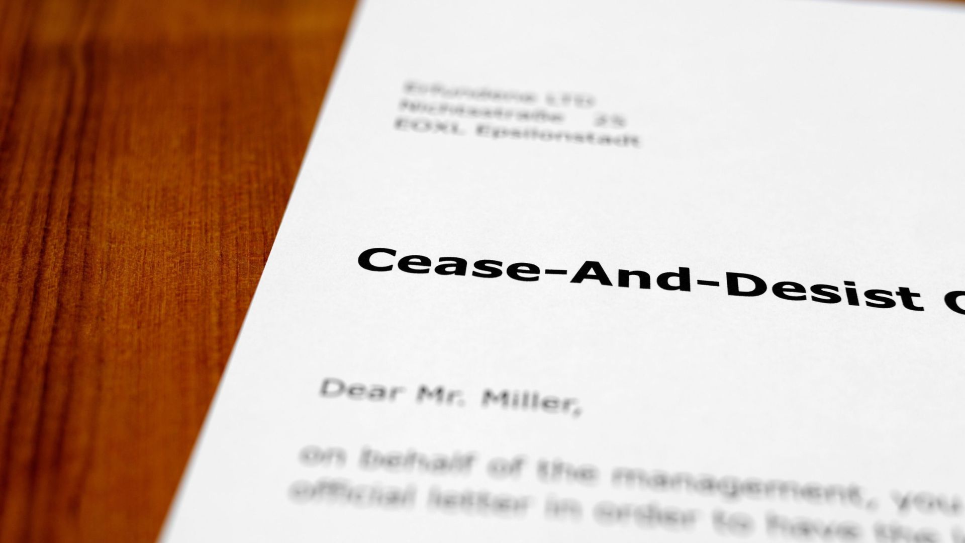 A formal letter from a lawyer addressed to a client, detailing legal advice and next steps.