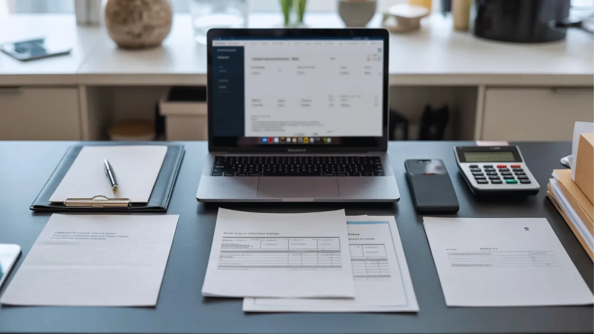 Image illustrating steps to begin using accounting software, featuring a checklist and user-friendly interface examples.