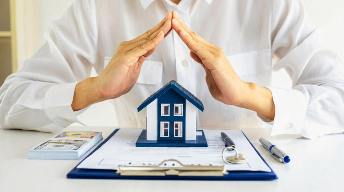 Image illustrating home insurance options for homeowners, highlighting Section 8 landlord requirements and protections.