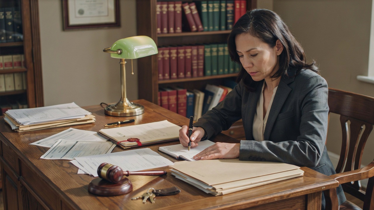 Probate process handling property outside a trust after the owner's death.