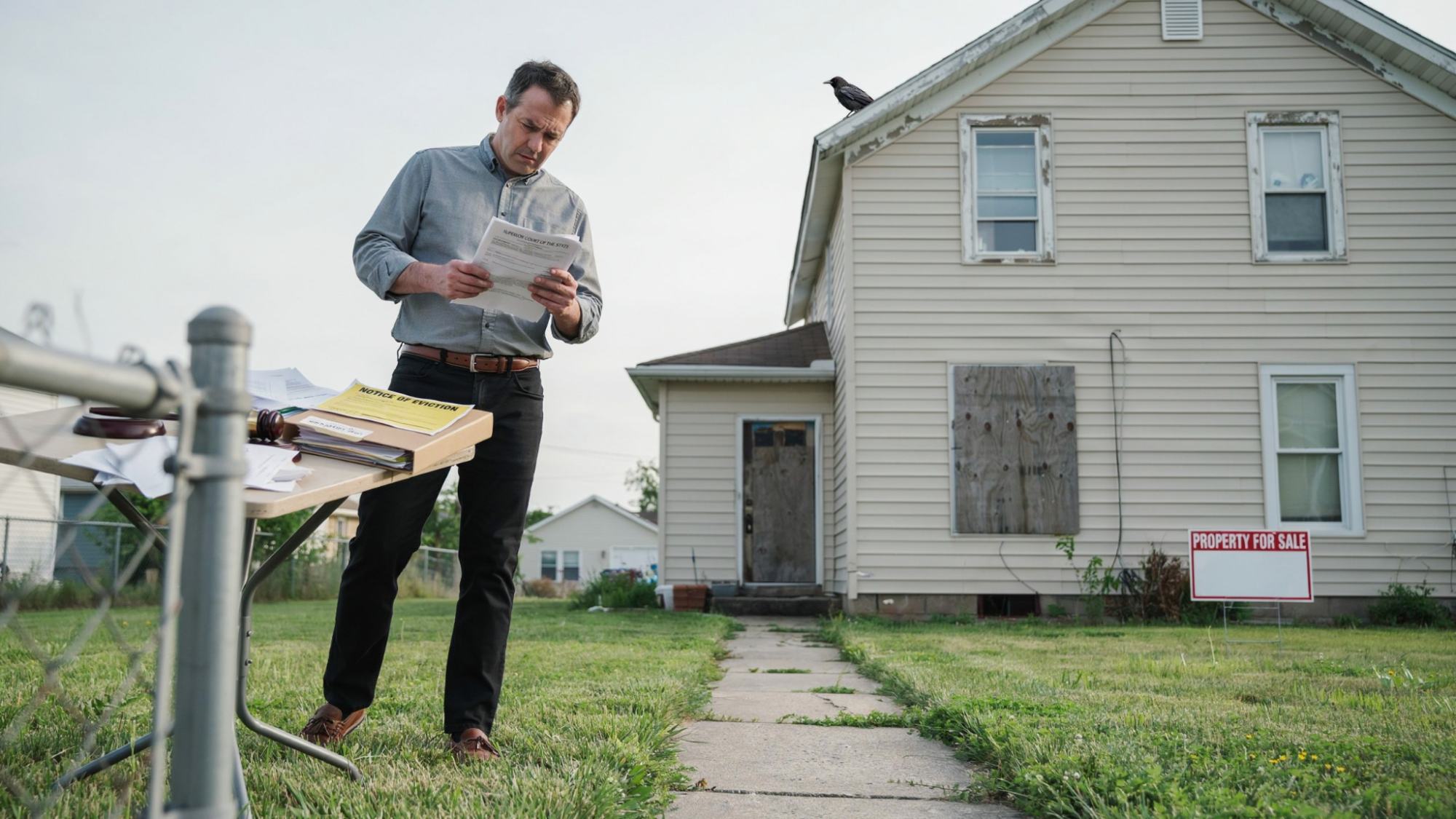 property owner facing legal risks from a squatter dispute
