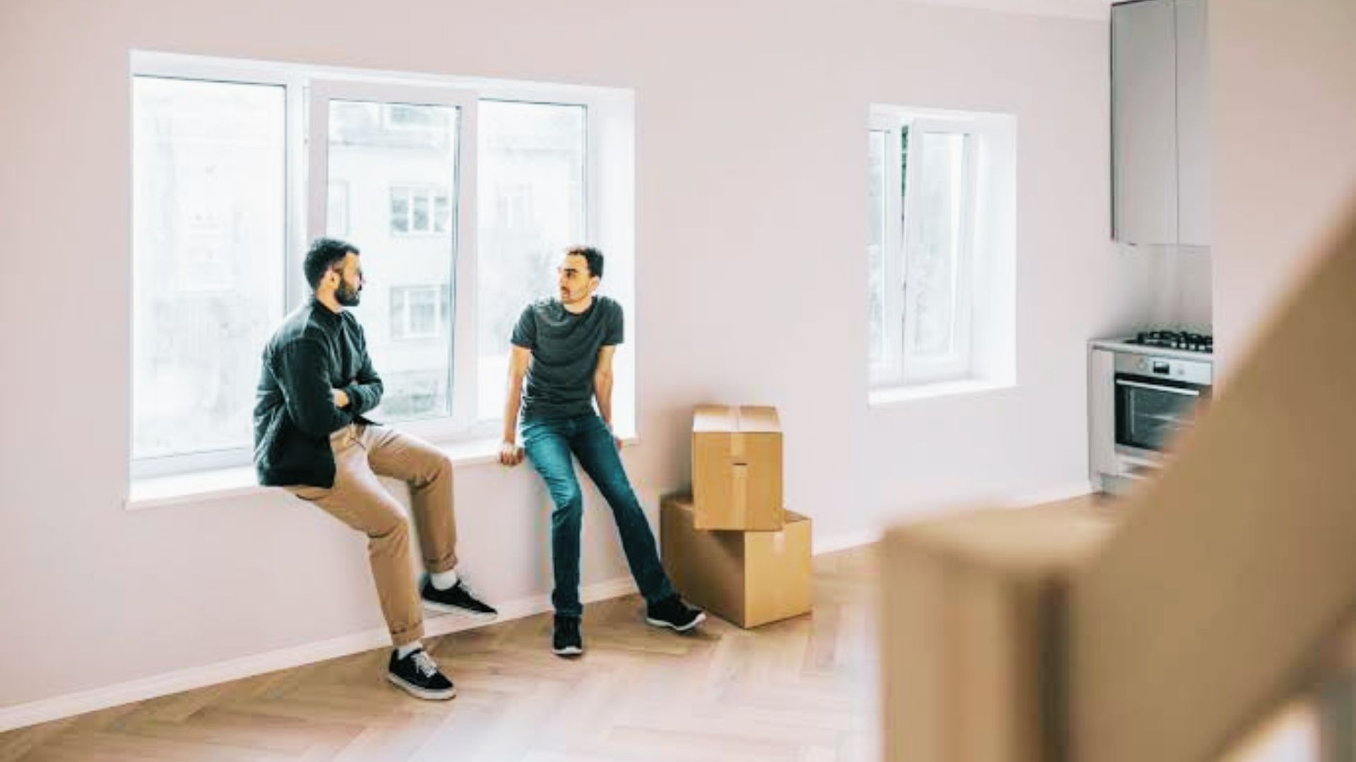 Two tenants discussing illegal subletting.