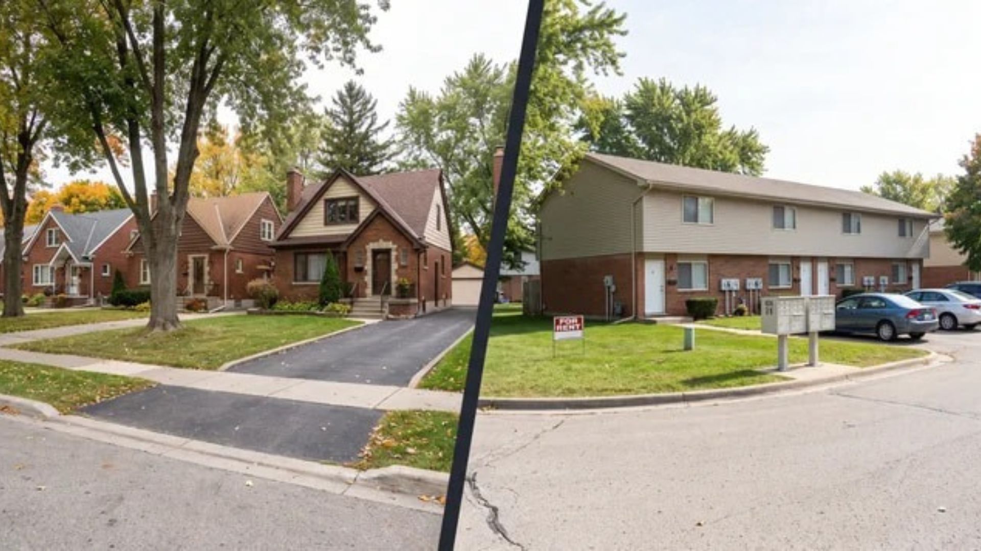 Residential properties representing market sales and rental investment benchmarks.